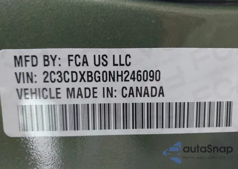 2022 Dodge Charger Sxt Rwd z USA, uszkodzony, nr VIN 2C3CDXBG0NH246090